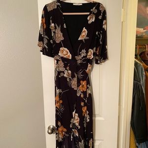 Floral midi dress